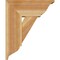 Ekena Millwork Traditional Traditional Rough Sawn Bracket w/ Offset Brace, Western Red Cedar, 8"W x 18"D x 22"H BKT0806X18X22TRA01RWR - alternate 4